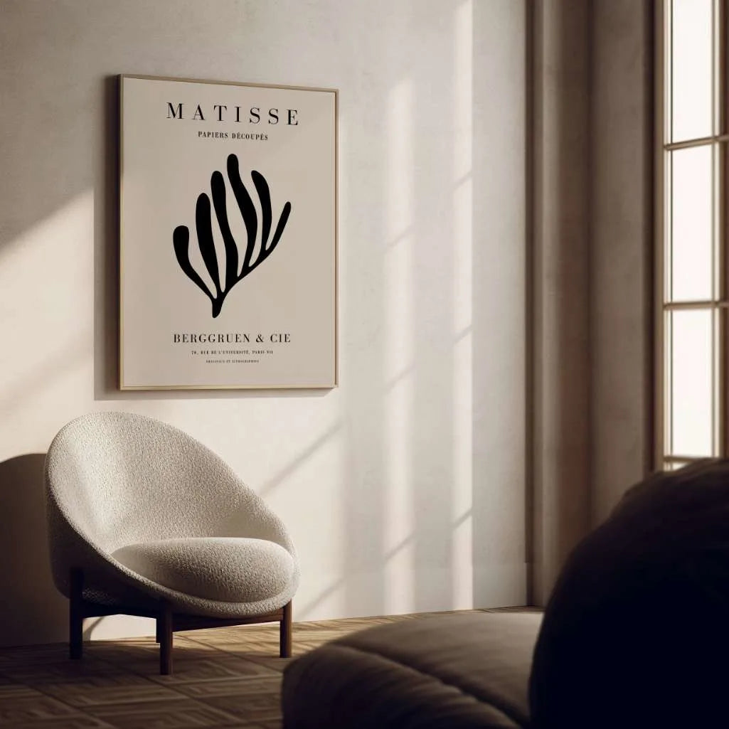 Henri Matisse – Póster Coral Negro