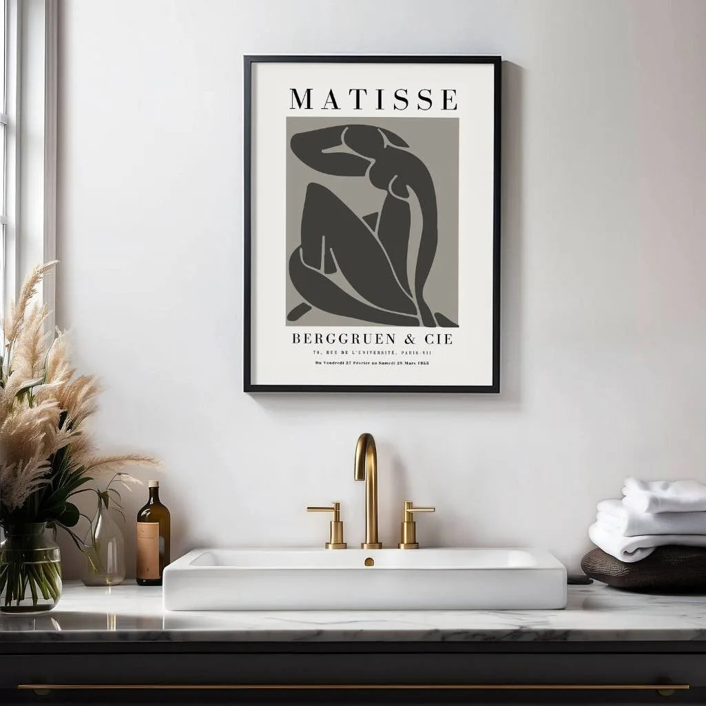 Henri Matisse – Póster Mujer Desnuda Gris