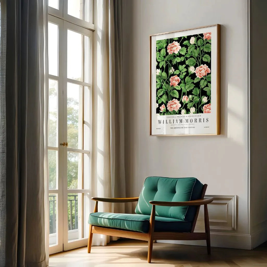 Póster – Flores Rosadas