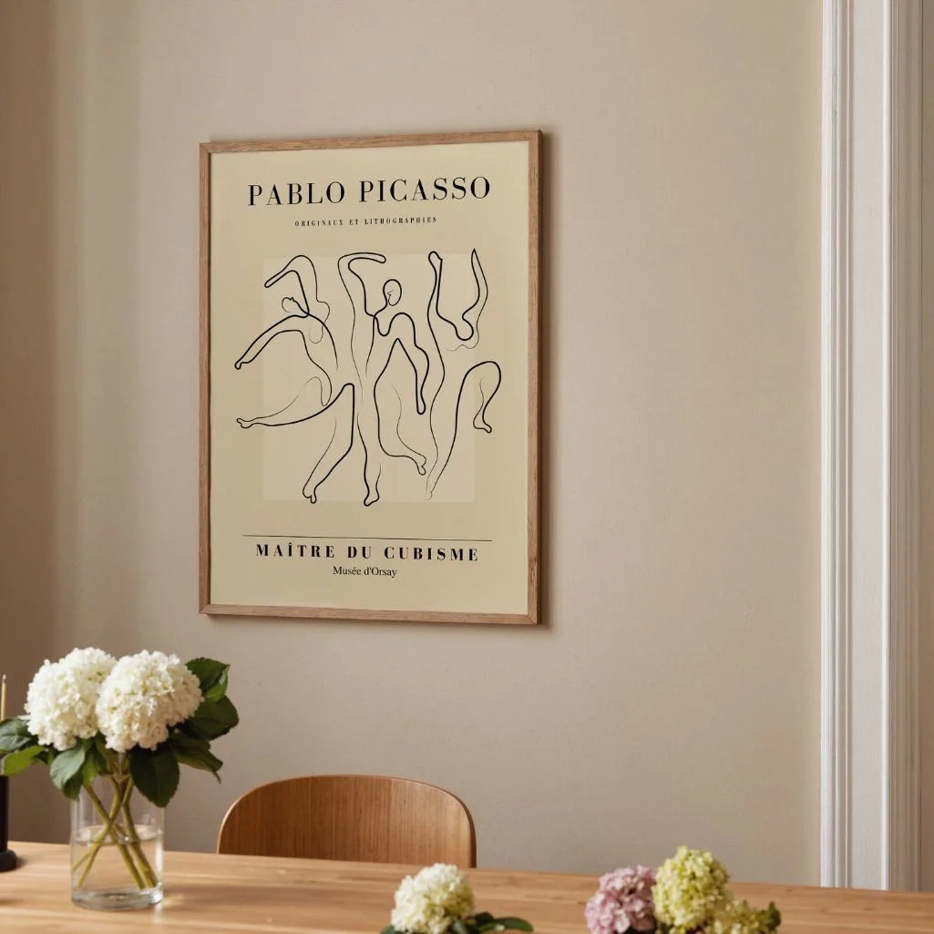 Póster inspirado en Pablo Picasso – Danza de formas