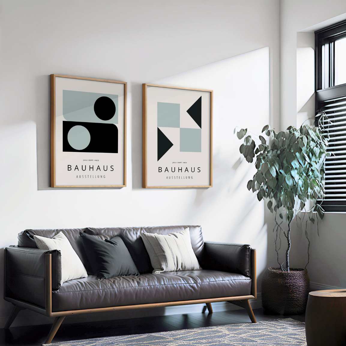 Póster – Geometría Bauhaus Set de 2