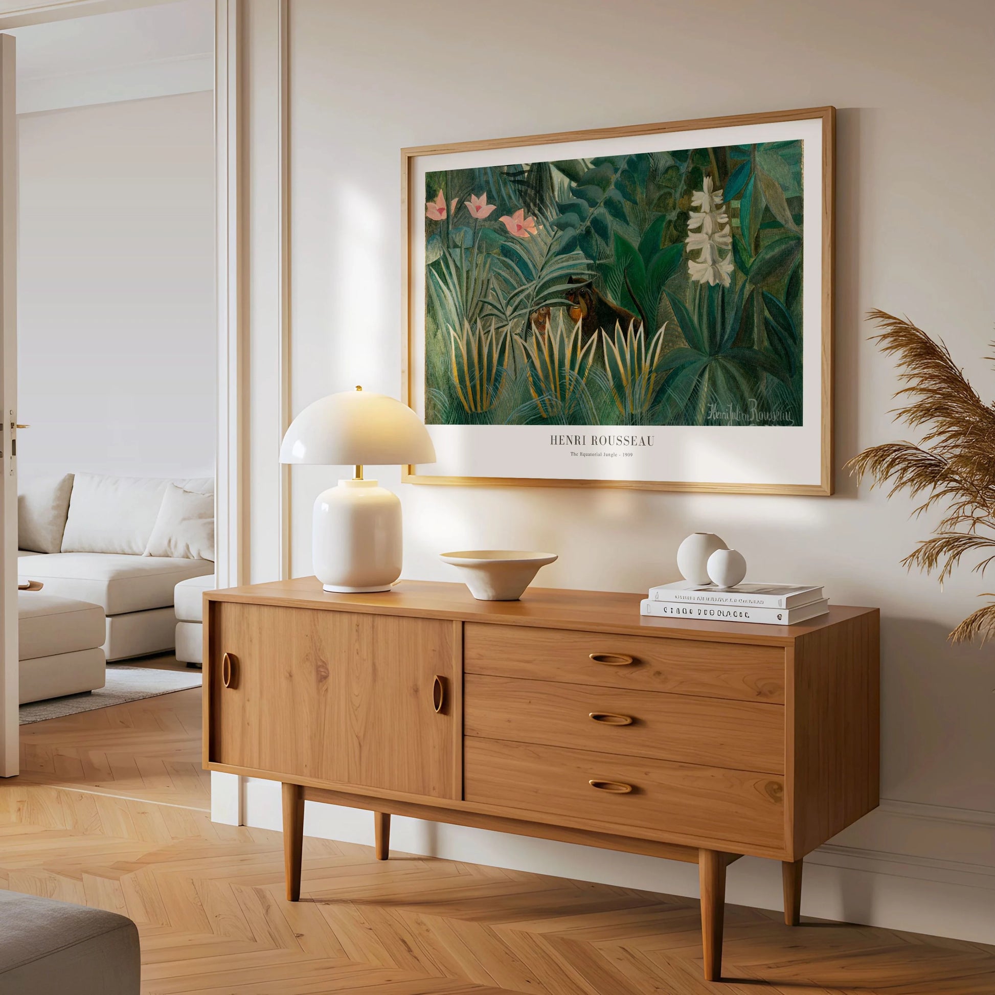 Henri Rousseau – La jungla ecuatorial Póster