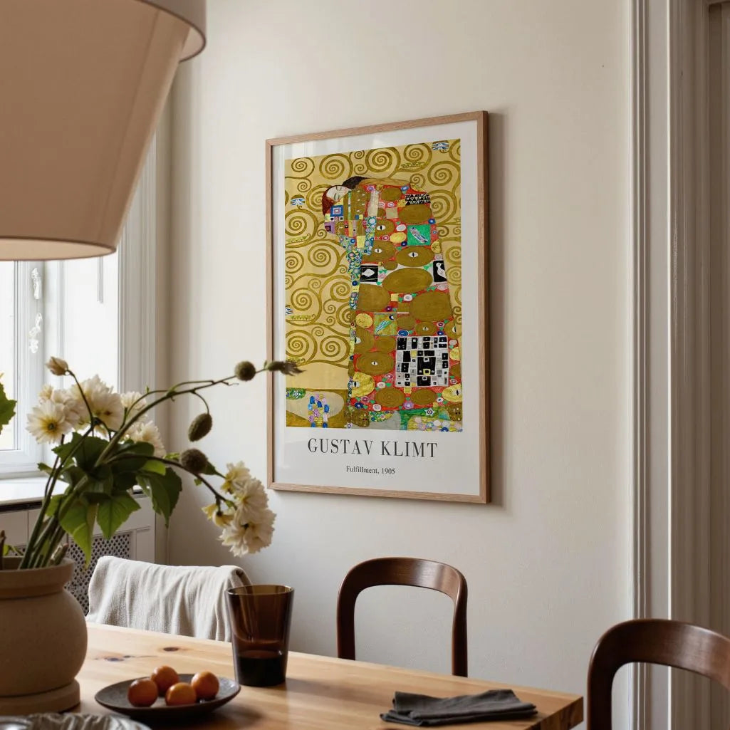 Gustav Klimt Póster – Cumplimiento