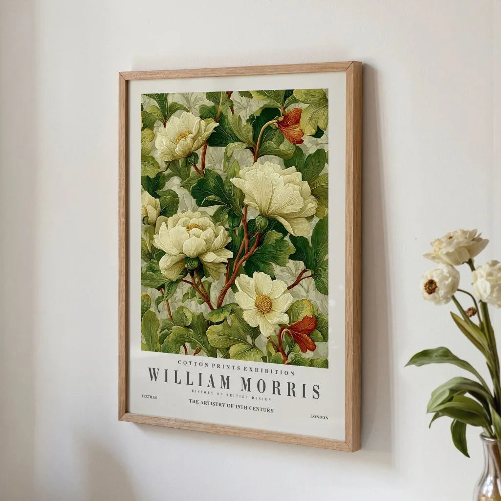 Póster – Flores Crema