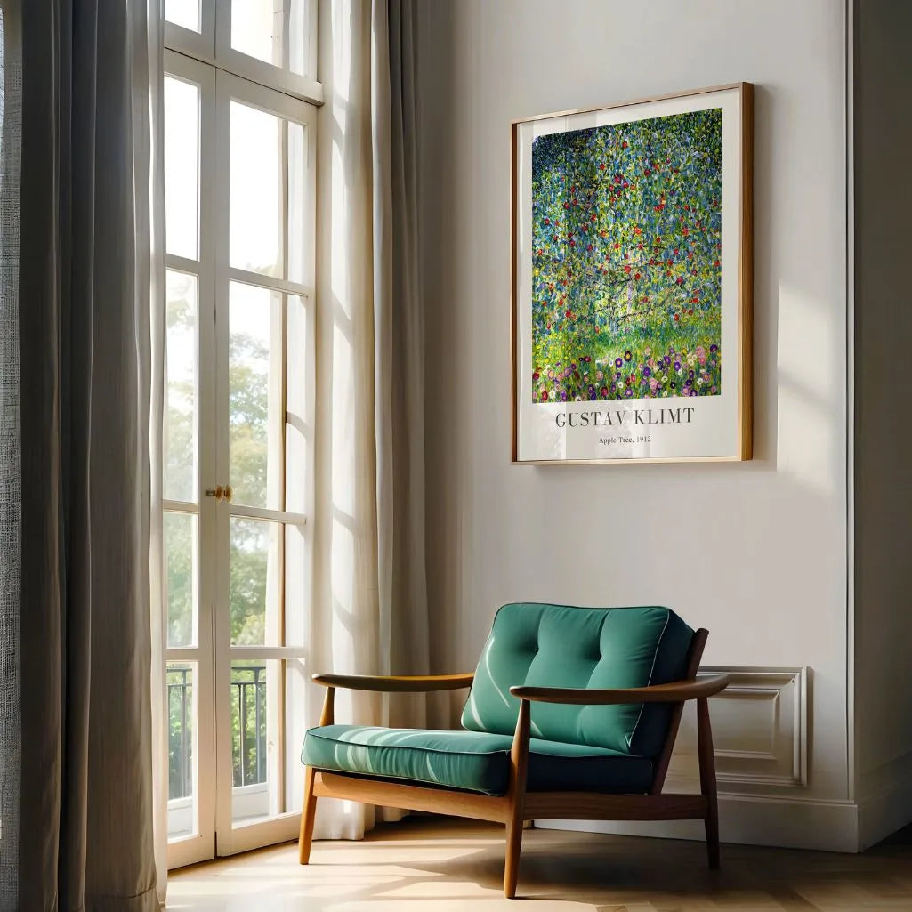 Gustav Klimt – Manzano Póster