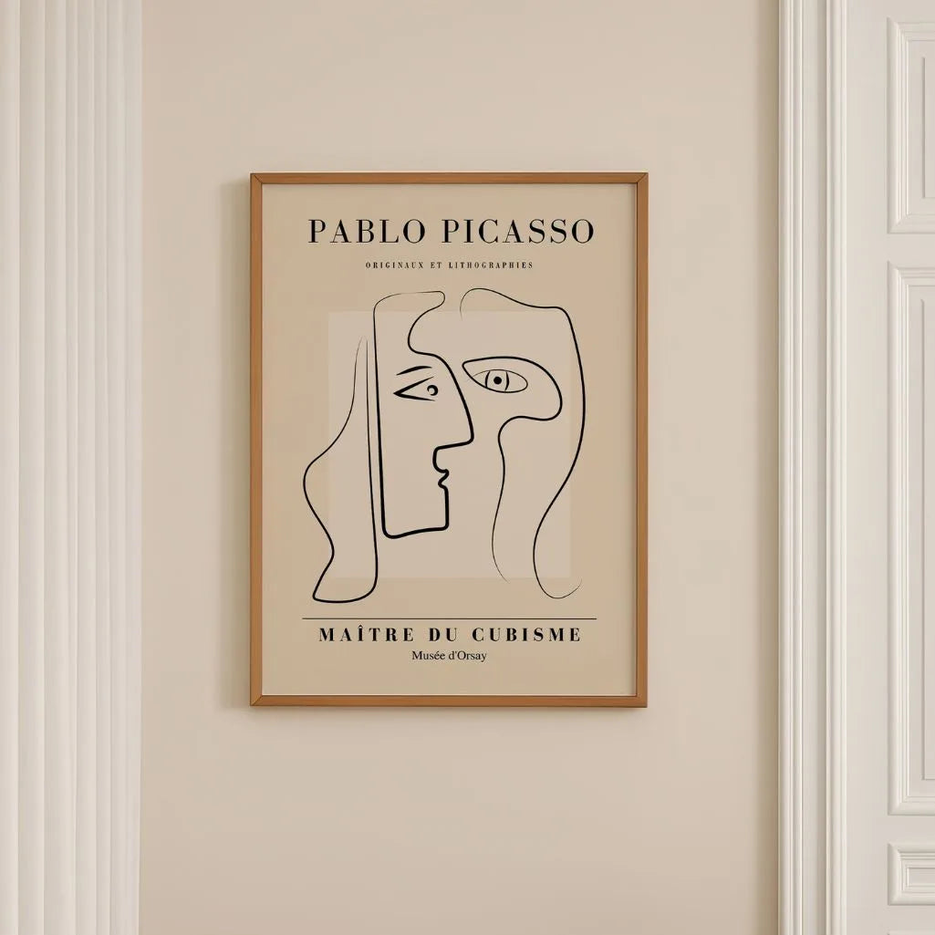 Póster inspirado en Pablo Picasso – Diálogo del alma