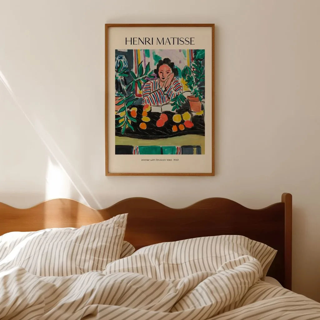 Henri Matisse Póster – Interior con vaso etrusco