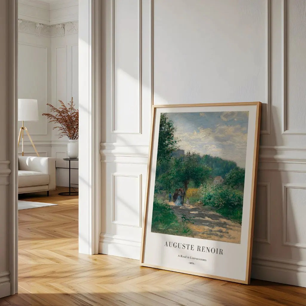 Auguste Renoir – Camino en Louveciennes Póster