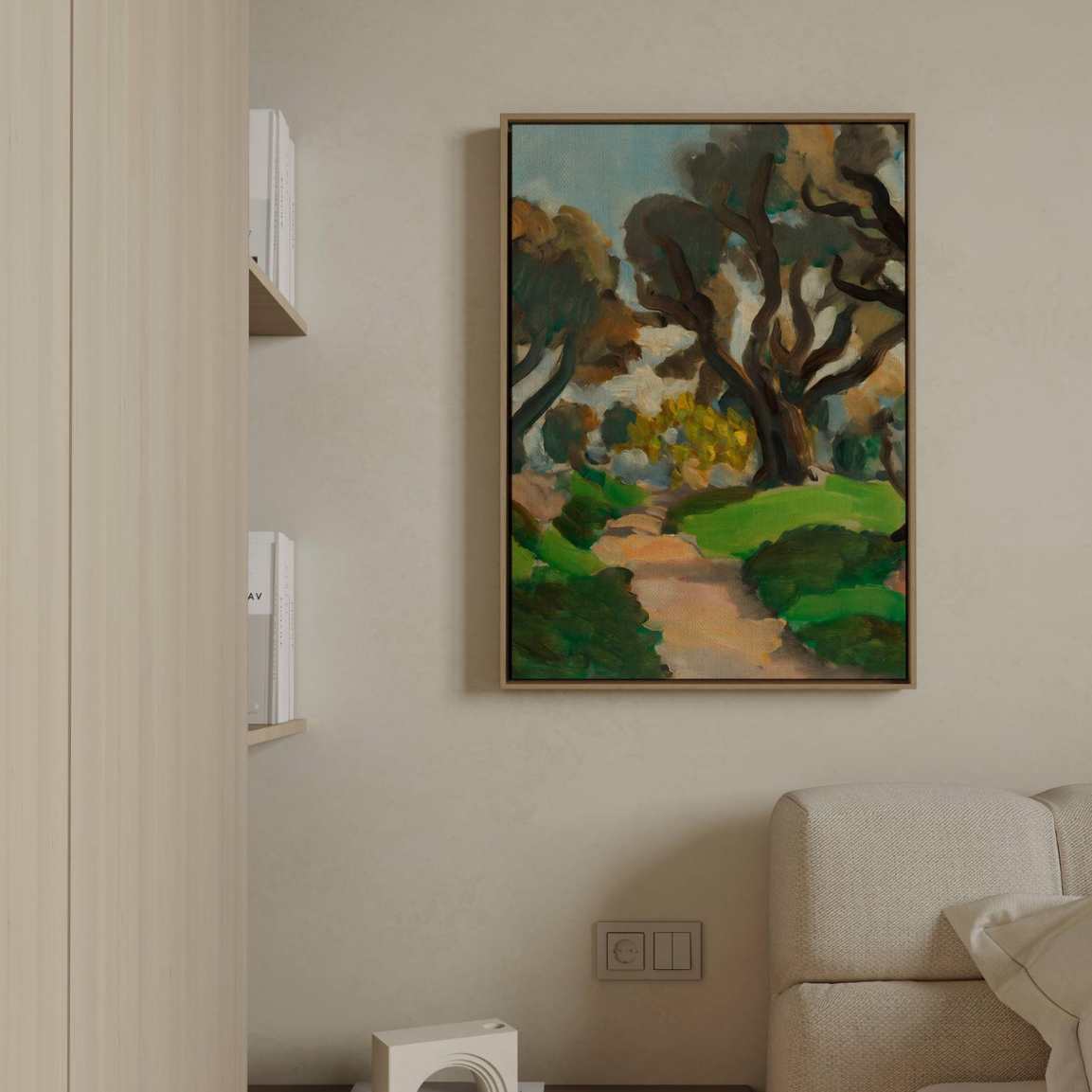 Lienzo enmarcado – Paisaje