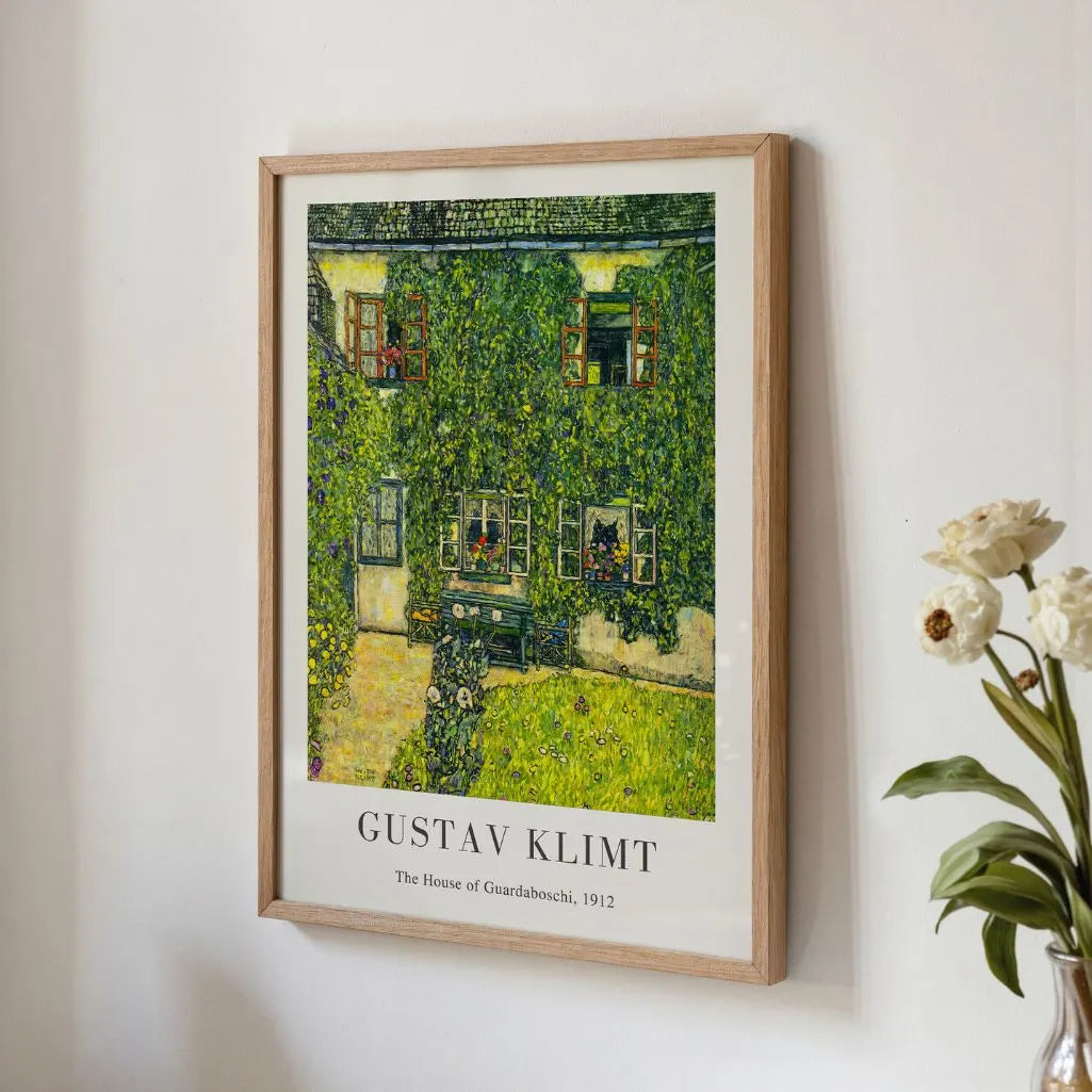 Gustav Klimt Póster – Casa de Guardaboschi