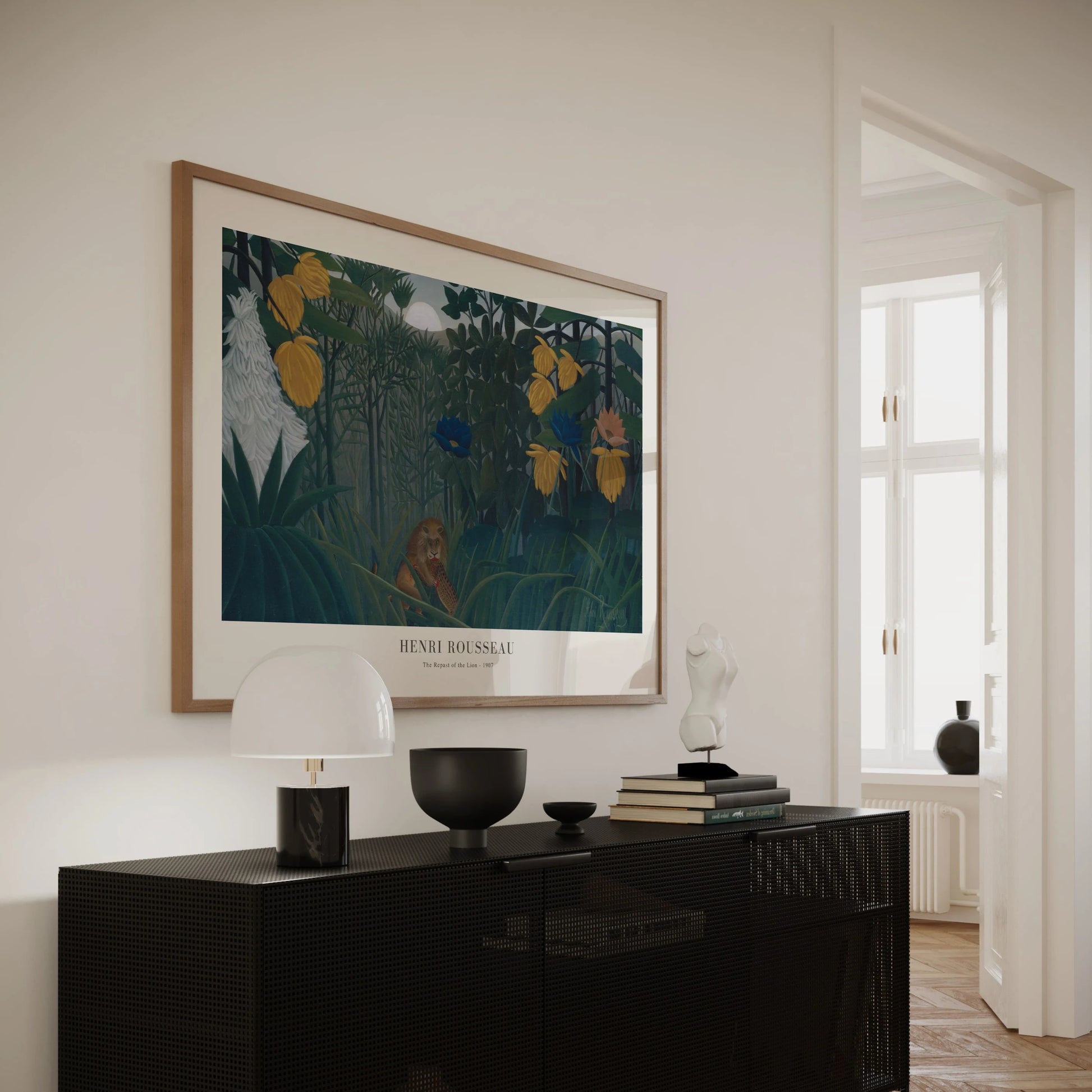Henri Rousseau – El festín del león Póster