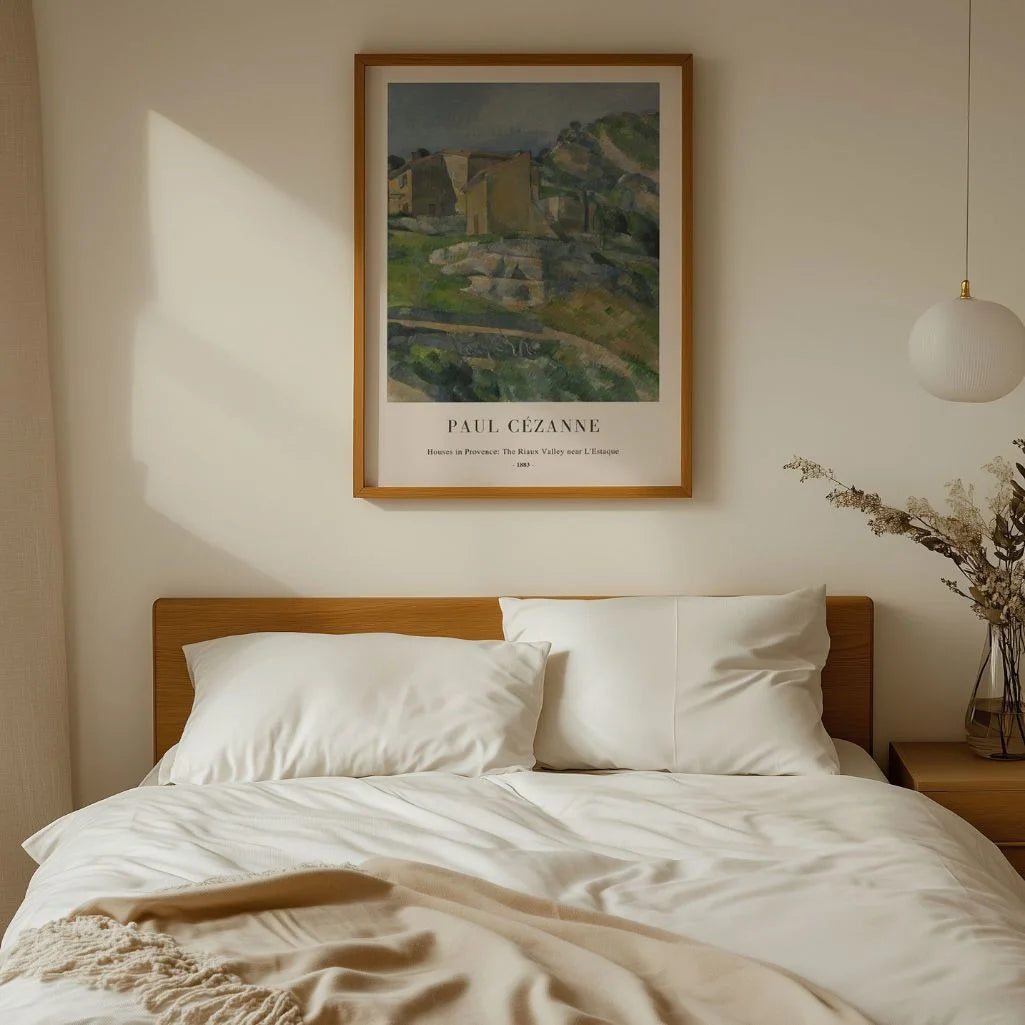 Paul Cézanne – Casas en Provenza Póster