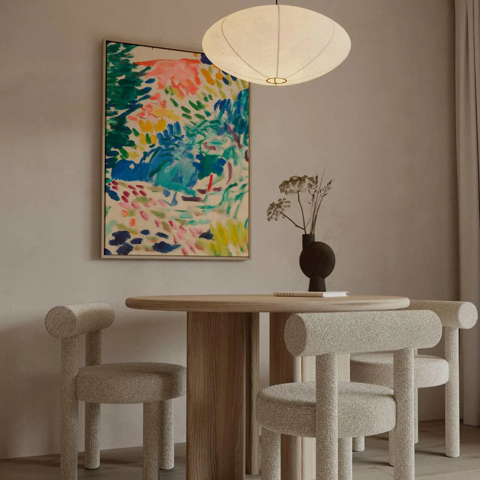 Lienzo enmarcado – Paisaje en Collioure