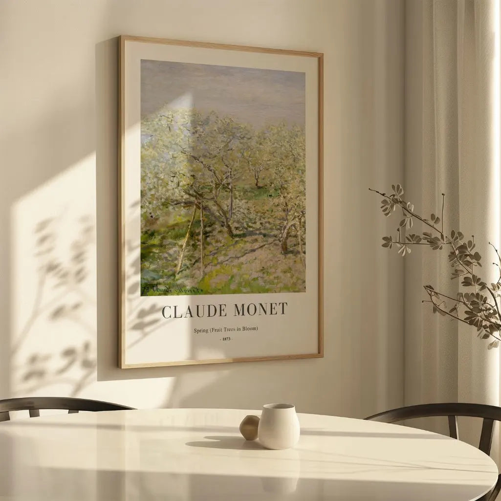 Claude Monet – Primavera (Árboles frutales en flor) Póster