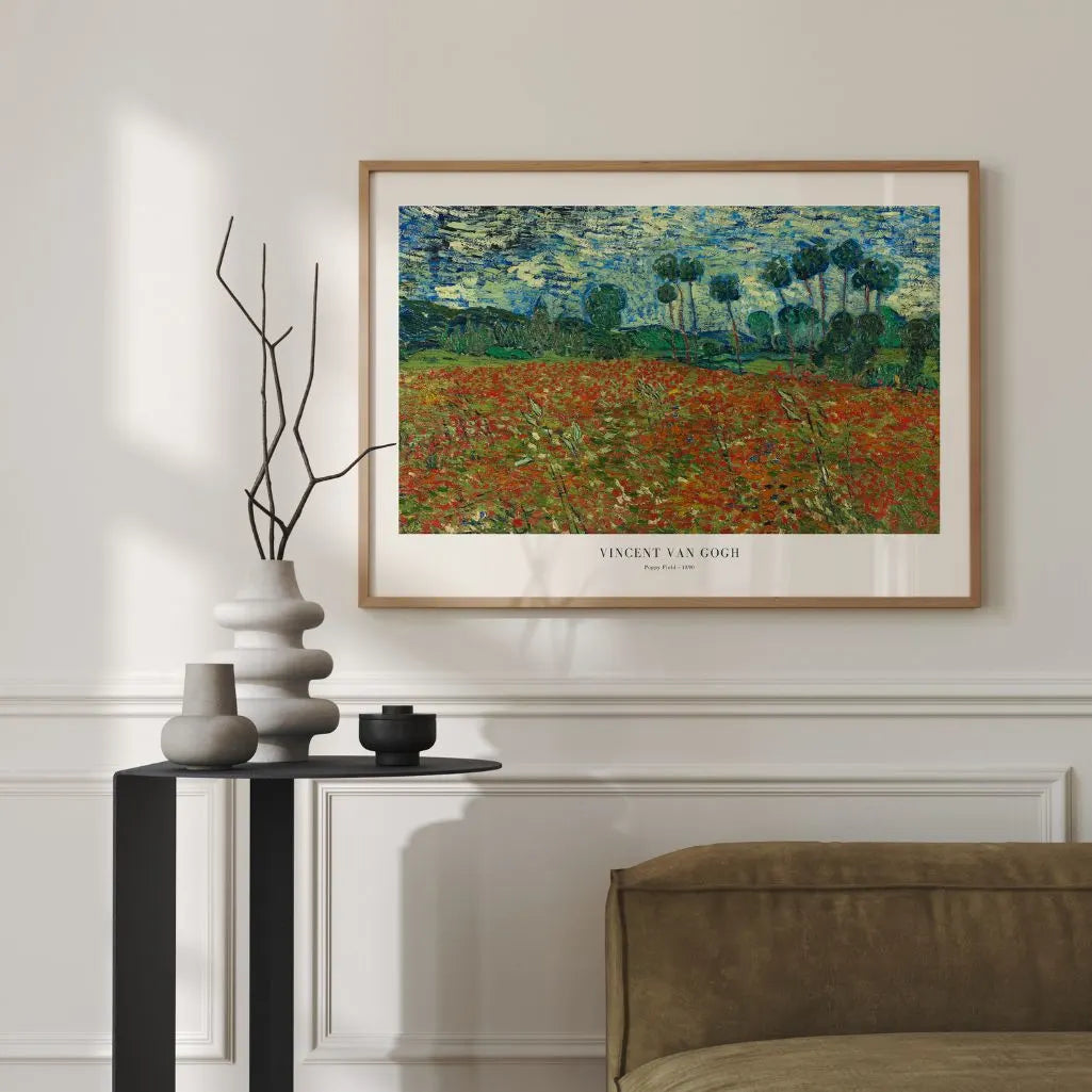 Vincent van Gogh – Campo de amapolas Póster