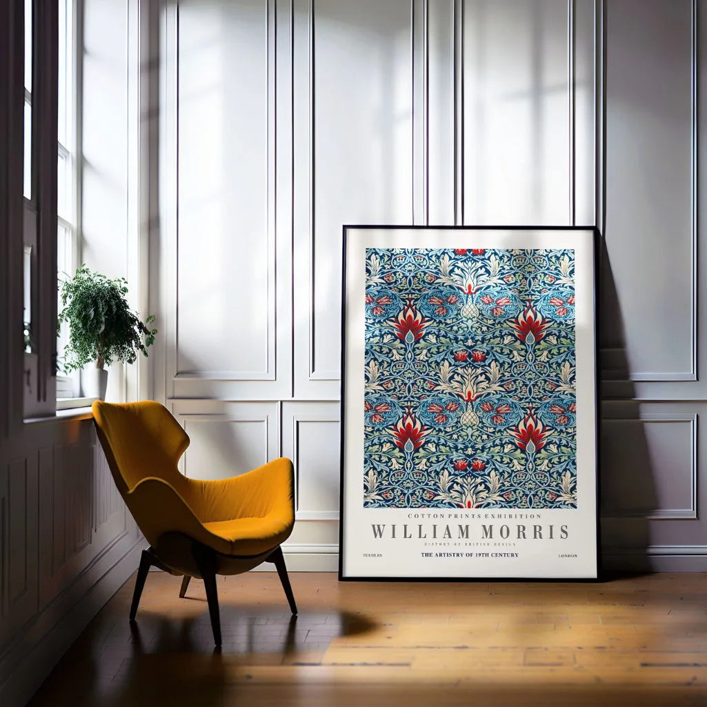 Póster – Jardín azul