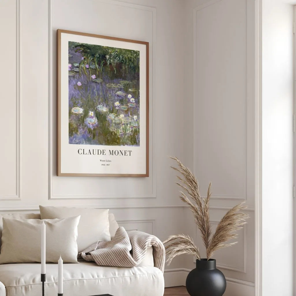 Claude Monet – Nenúfares en el estanque Póster
