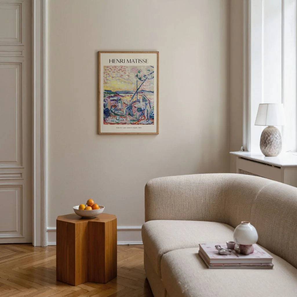 Henri Matisse Póster – Estudio para Lujo, calma y voluptuosidad