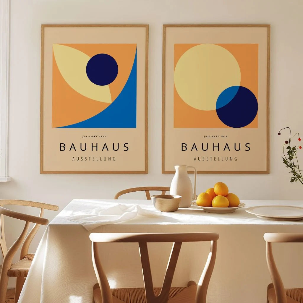 Círculos Bauhaus – Set de 2 pósteres