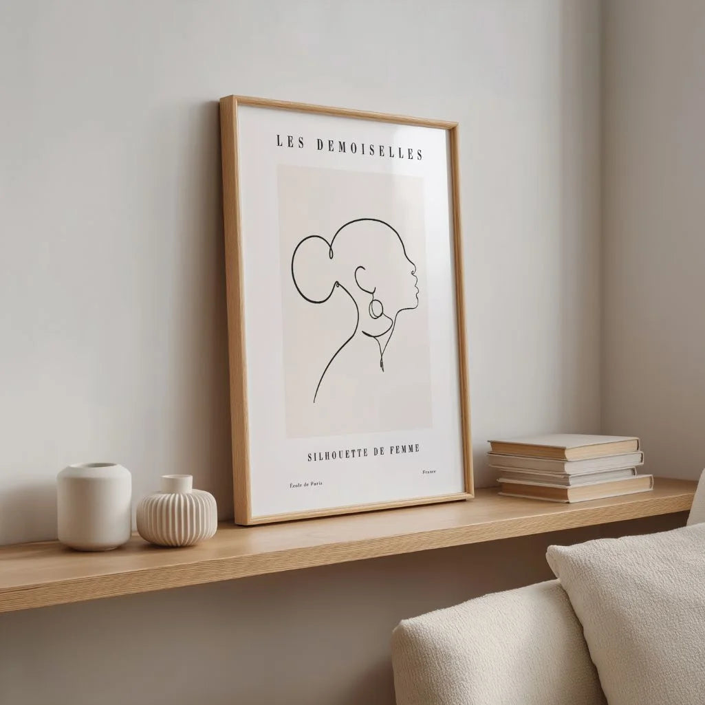 Póster – Perfil femenino