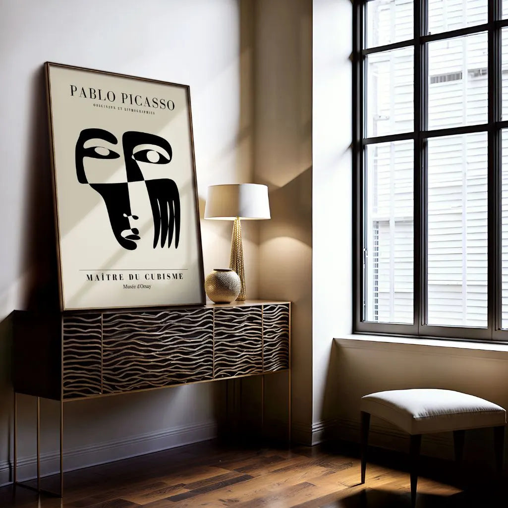 Póster inspirado en Pablo Picasso – Dualidad de la forma