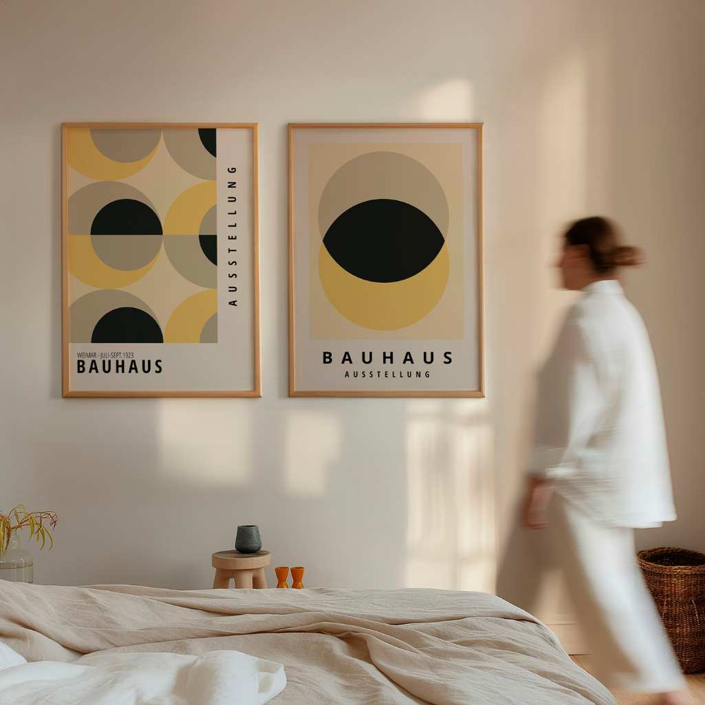 Bauhaus Amarillo – Set de 2 pósteres