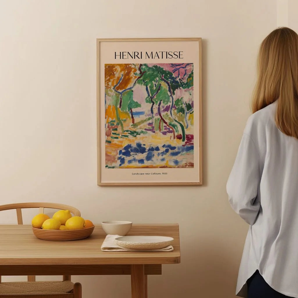 Henri Matisse Póster – Paisaje cerca de Collioure