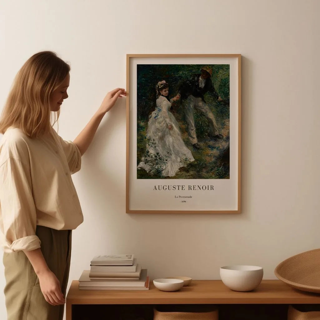 Auguste Renoir – El paseo Póster