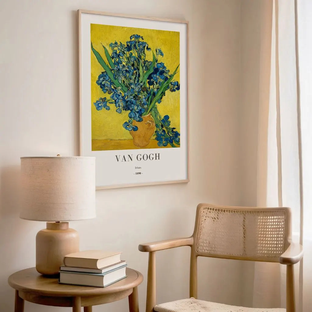 Póster Vincent van Gogh – Lirios