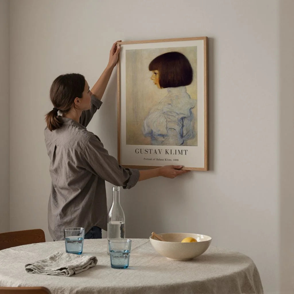 Gustav Klimt – Retrato de Helene Klimt Póster