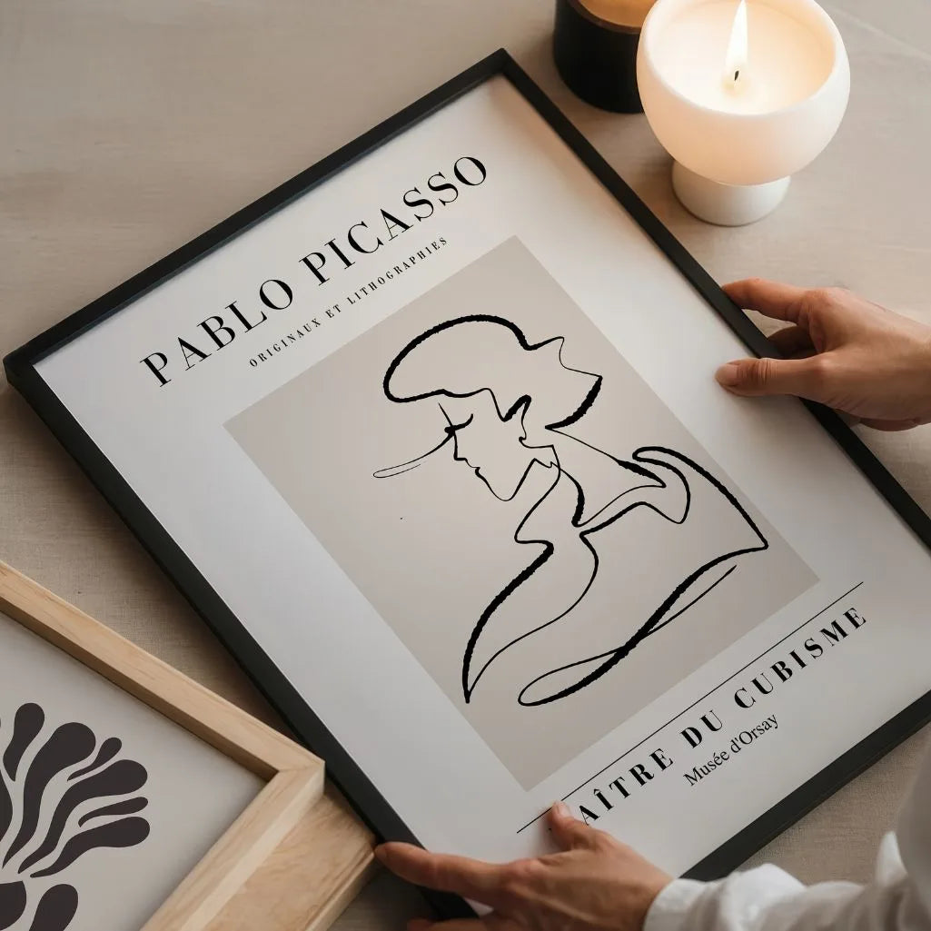 Póster inspirado en Pablo Picasso – Perfil de artista