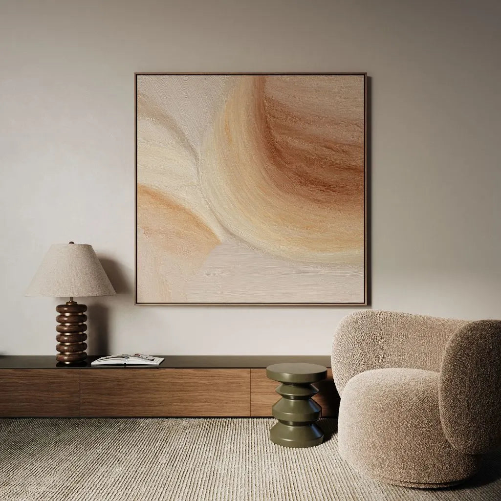 Lienzo enmarcado – Abstracto orgánico