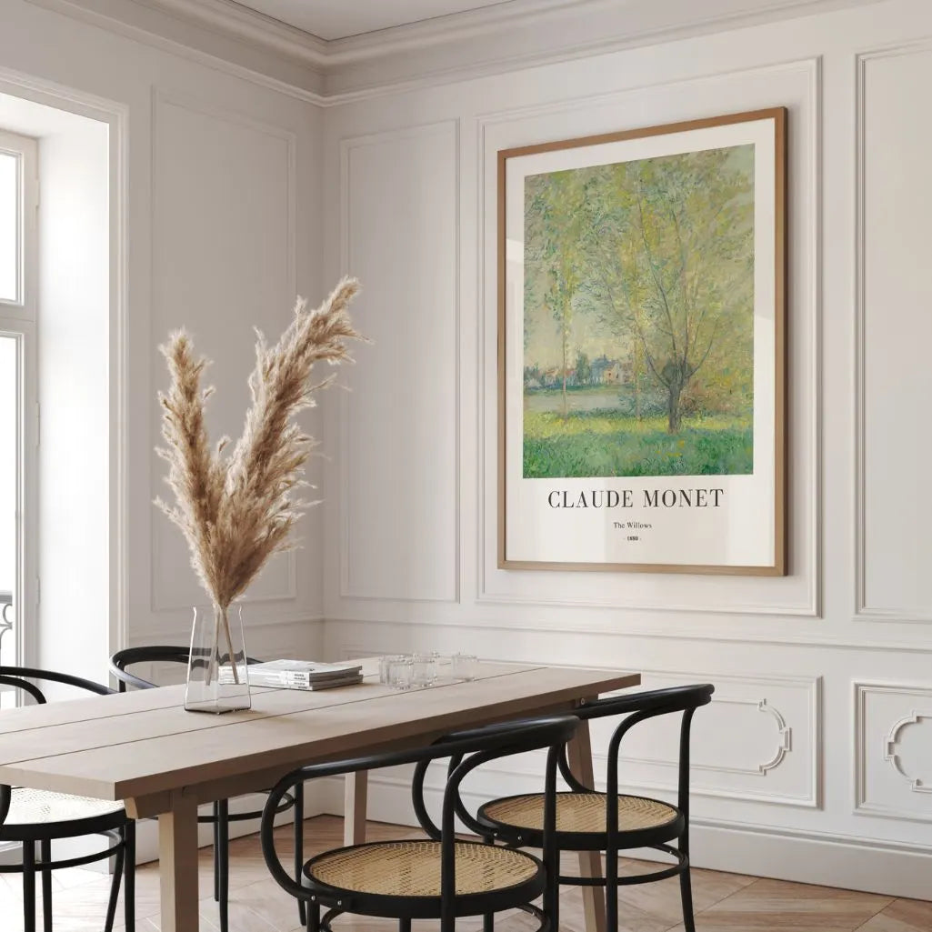 Póster Claude Monet – Los sauces