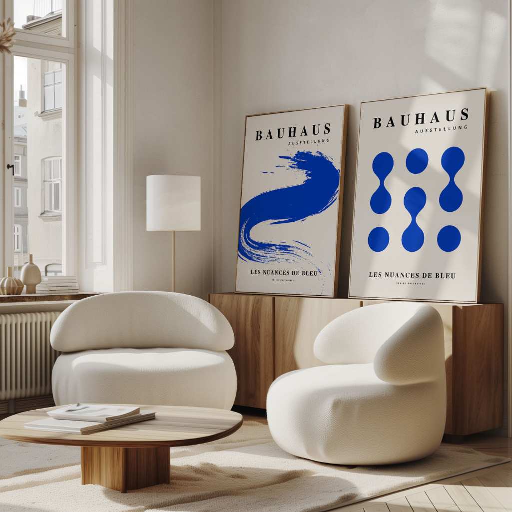 Bauhaus Azul – Set de 2 pósteres