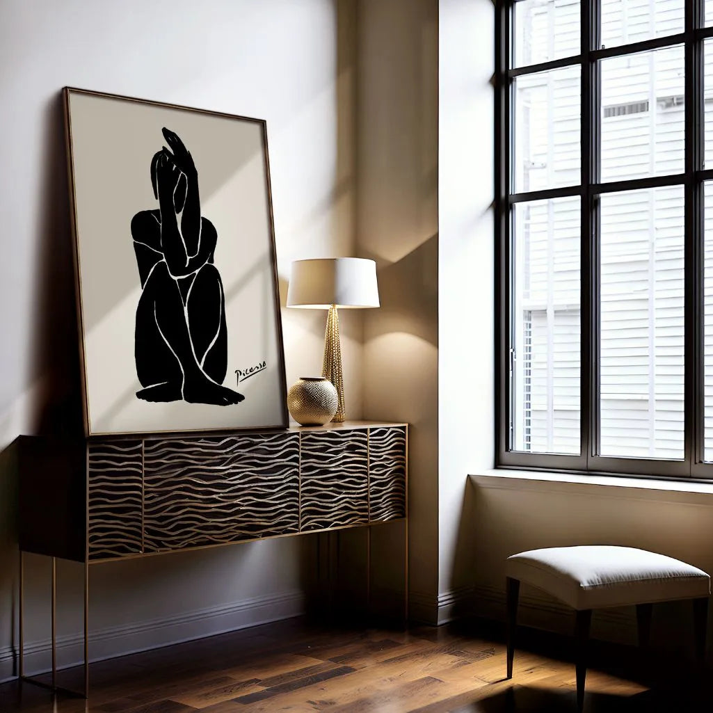 Póster inspirado en Pablo Picasso – Silencio de la forma