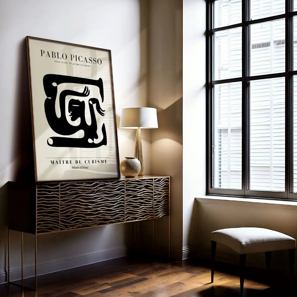 Póster inspirado en Pablo Picasso – Figura en movimiento