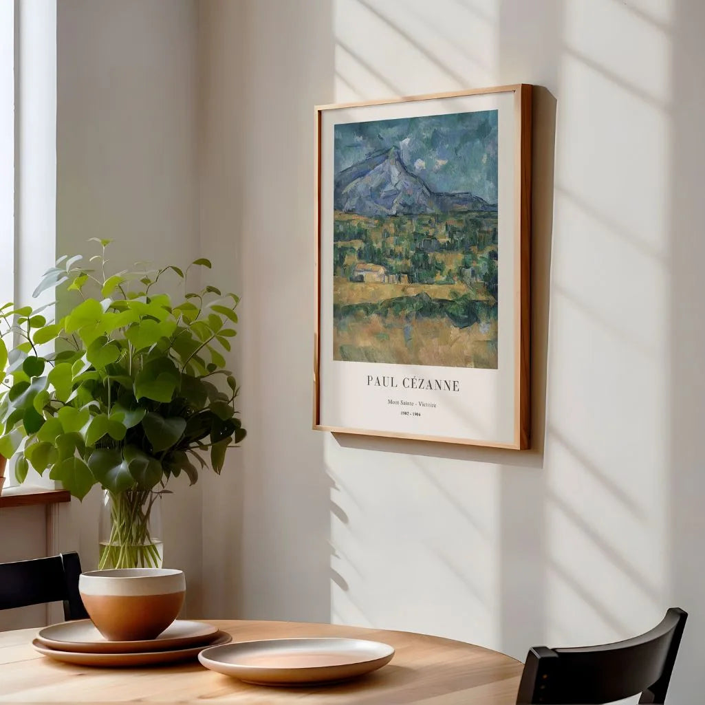 Paul Cézanne – Monte Santa Victoria Póster