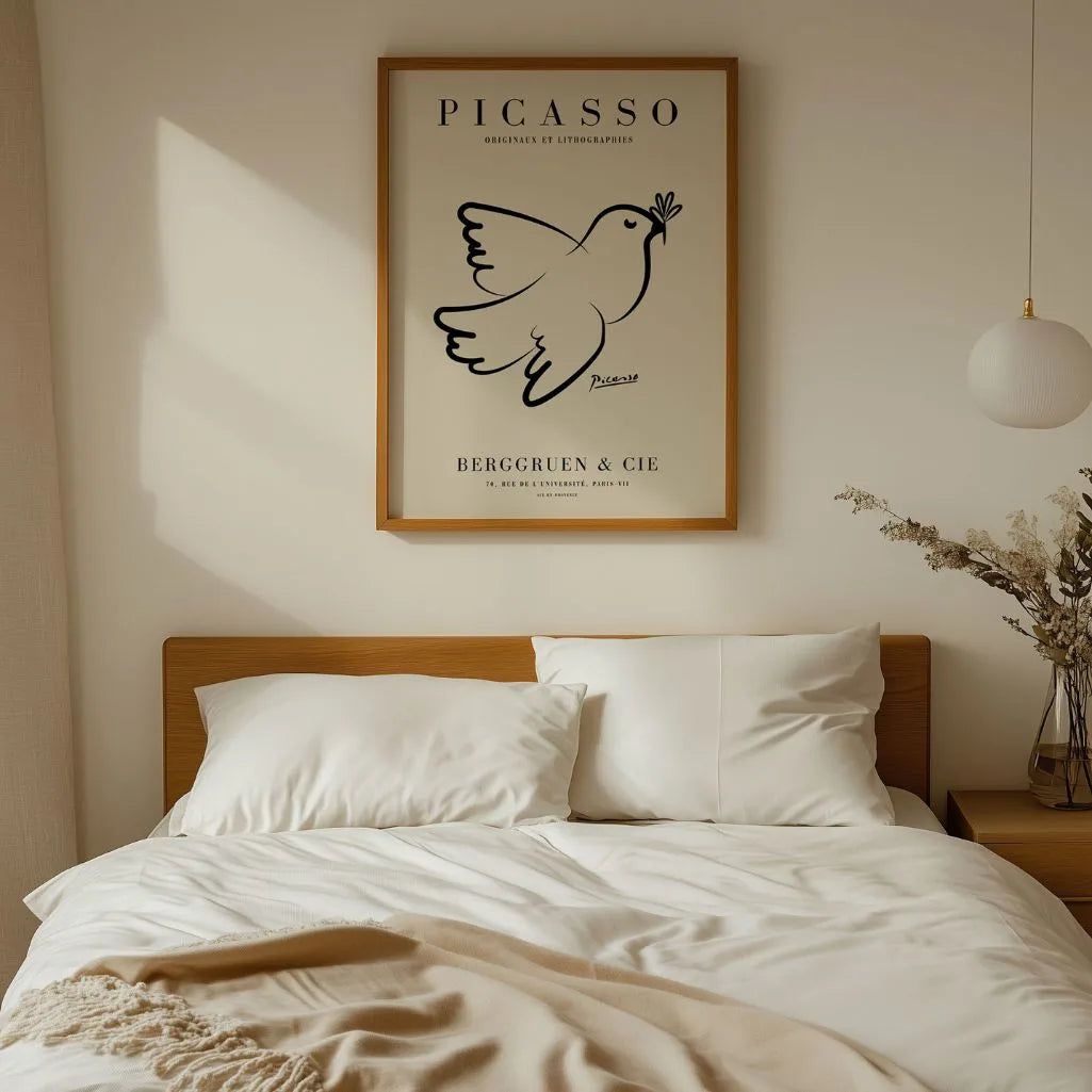 Póster inspirado en Pablo Picasso – Paloma de la esperanza