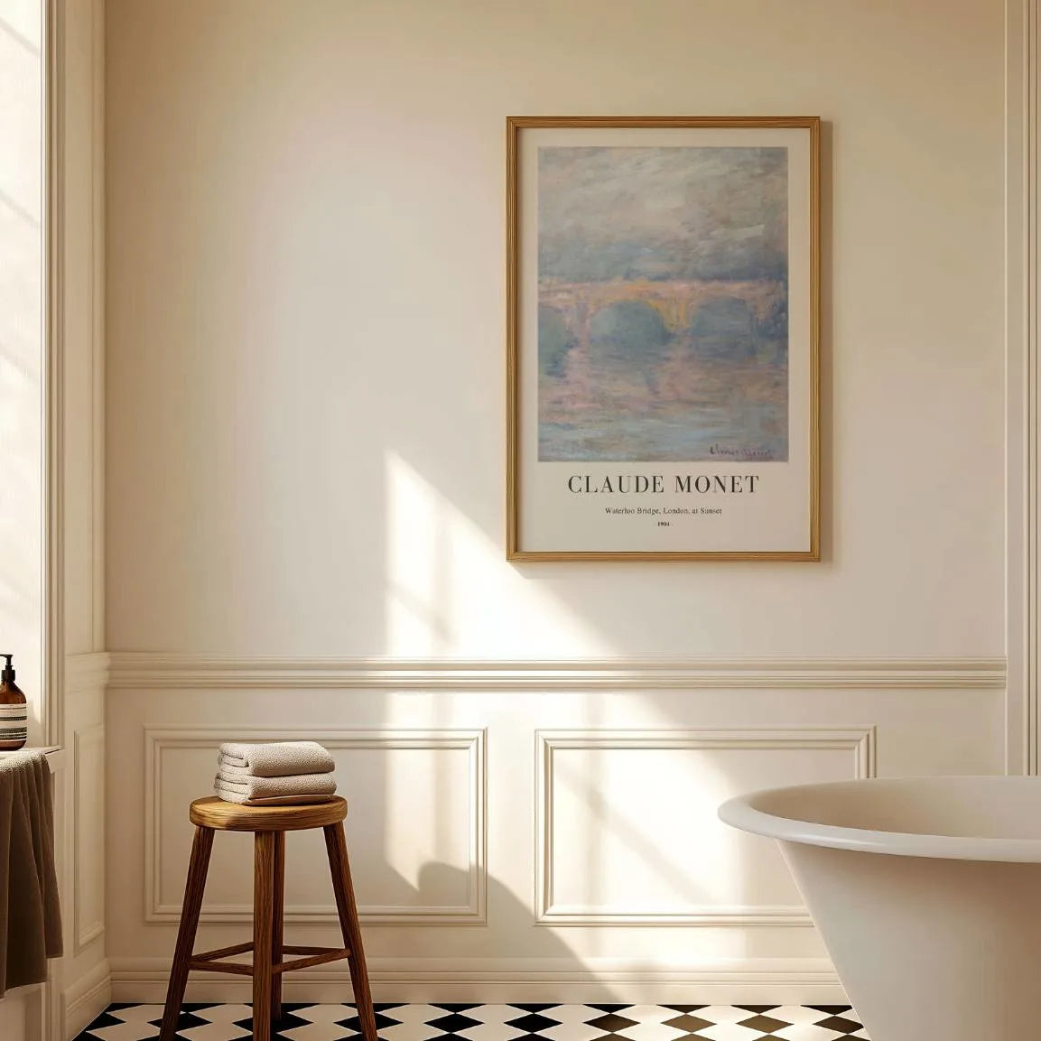 Monet Póster Atardecer