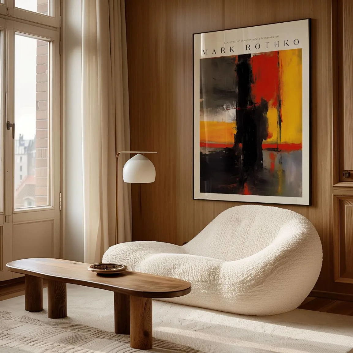 Rothko Póster Ardiente