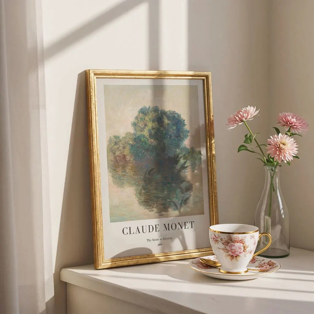 Claude Monet – El Sena en Giverny Póster