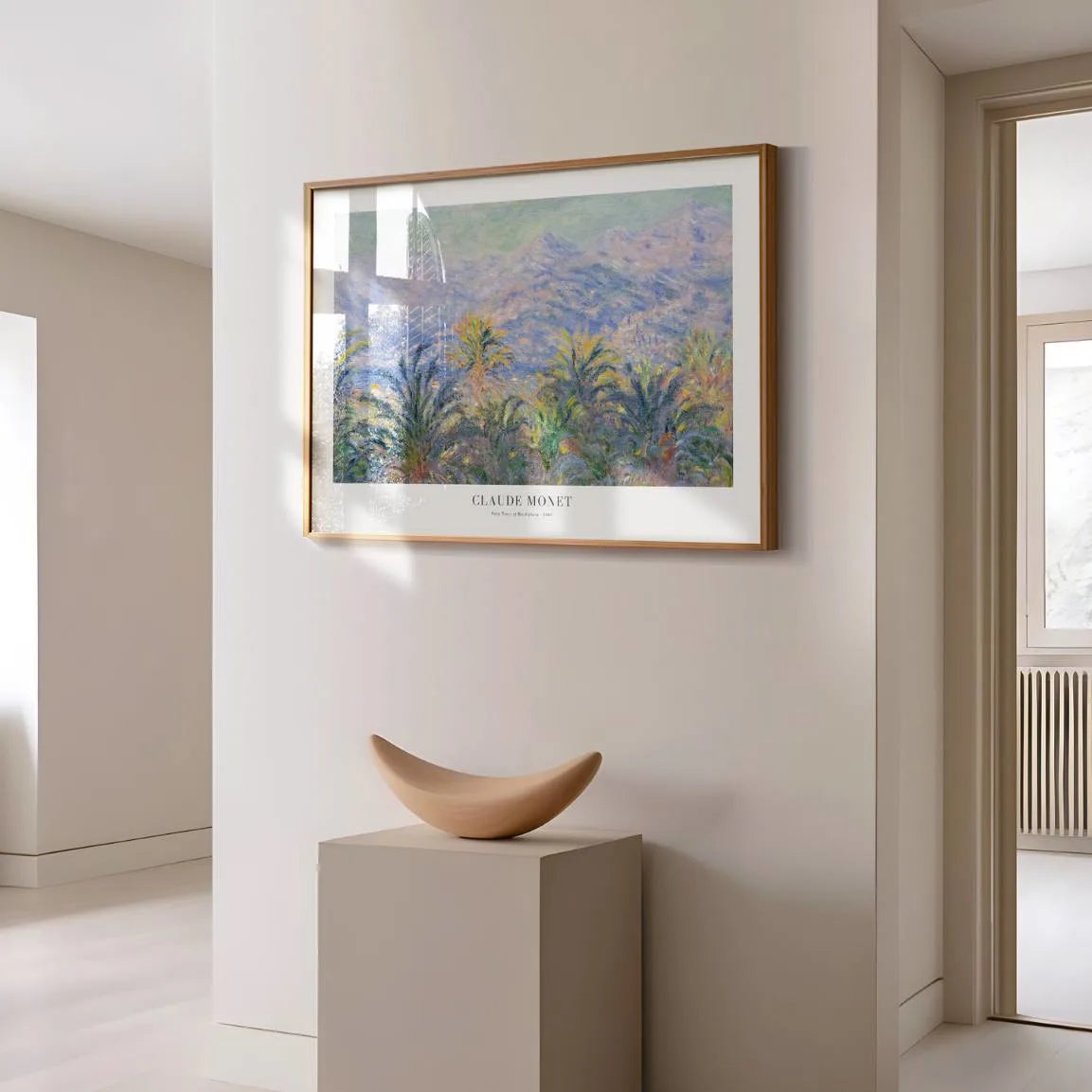 Póster Claude Monet – Palmeras en Bordighera