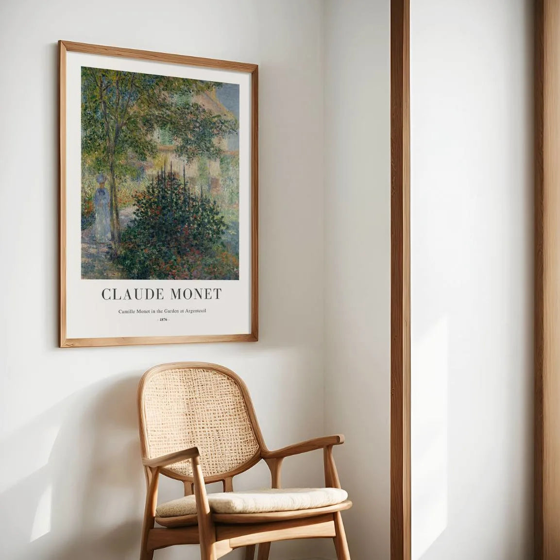 Póster Claude Monet – Camille en el jardín