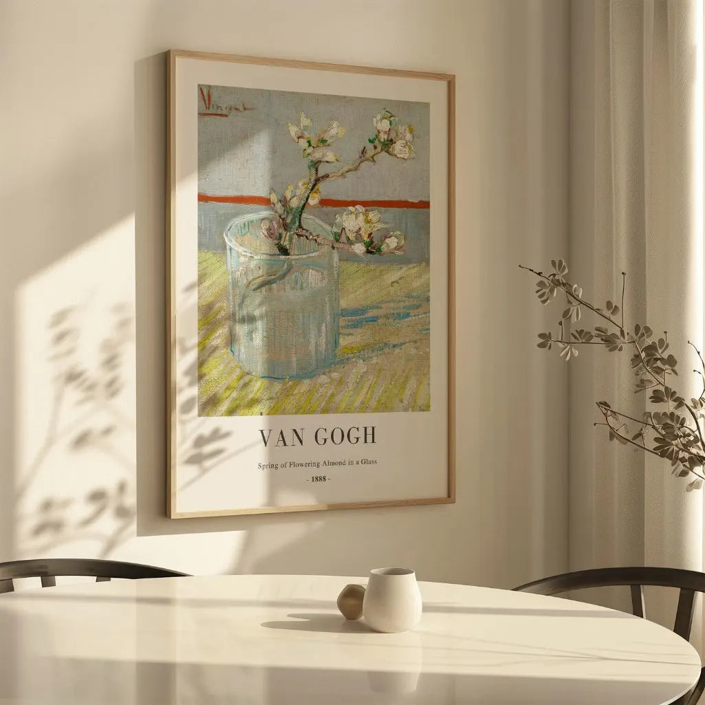 Póster Vincent van Gogh – Almendro en flor en un vaso