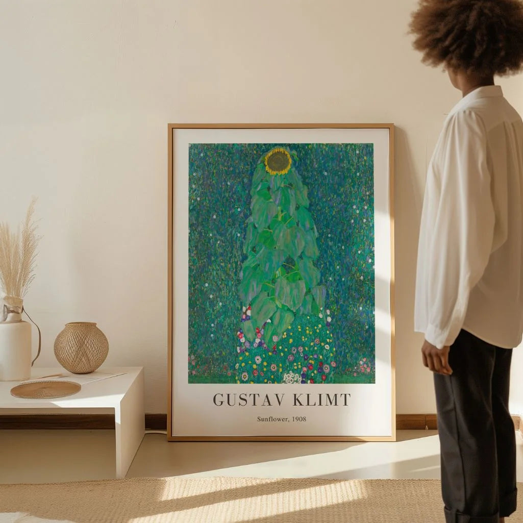 Gustav Klimt – Girasol Póster