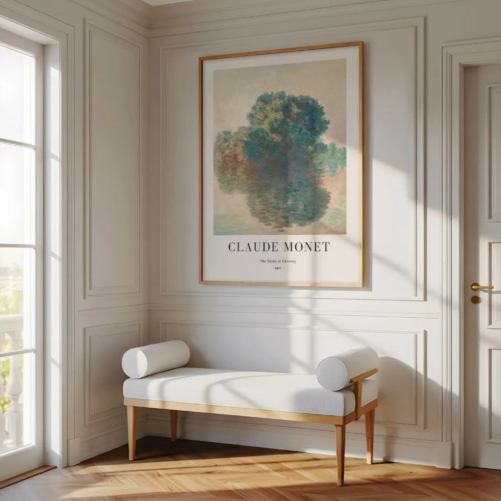 Claude Monet – El Sena en Giverny Póster