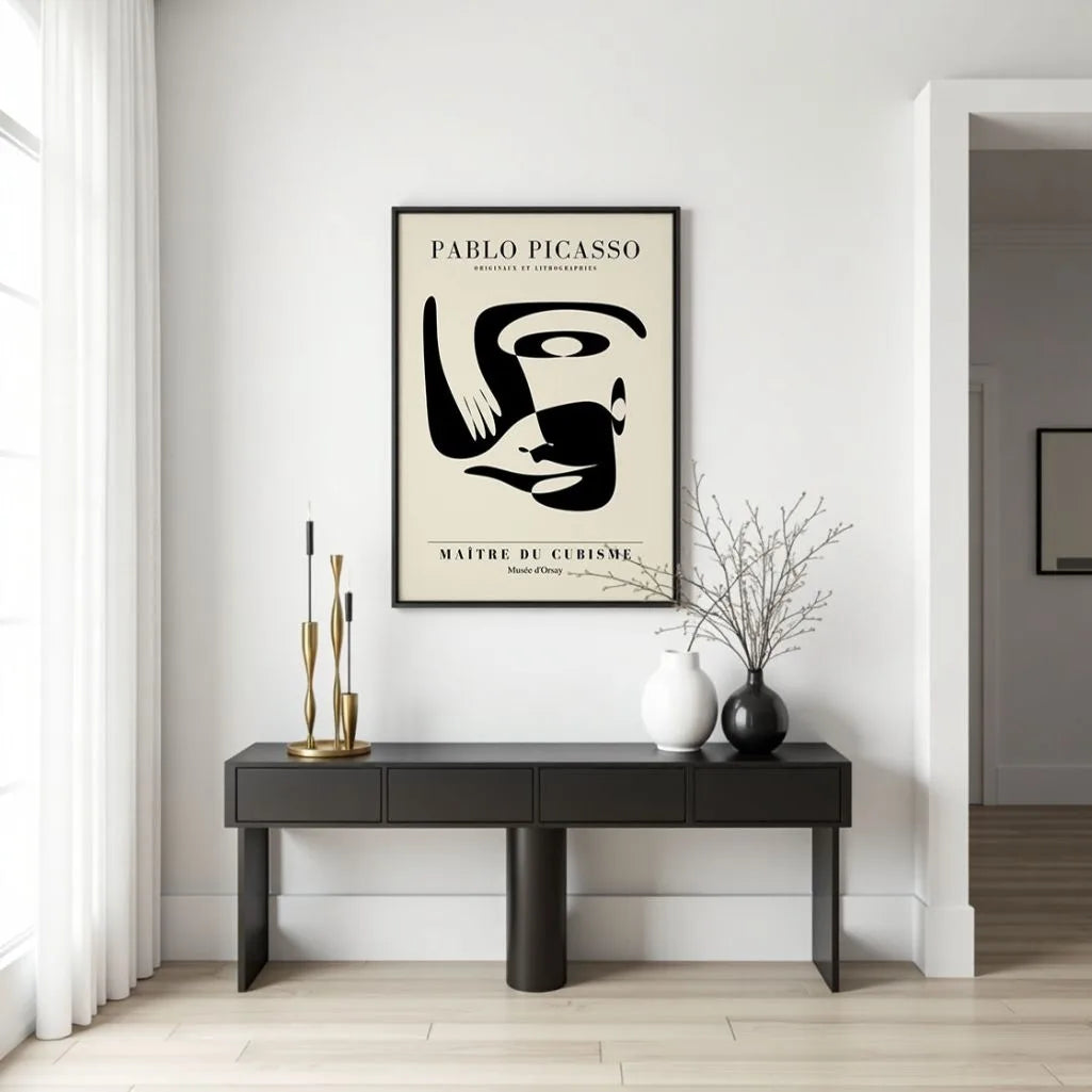 Póster inspirado en Pablo Picasso – Rostro abstracto