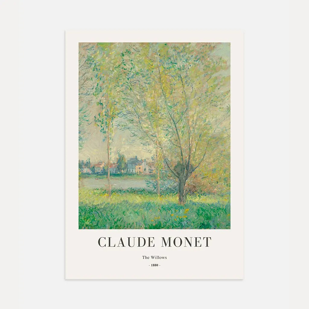 Póster Claude Monet – Los sauces