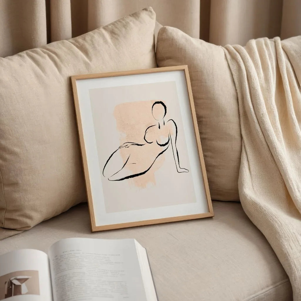 Póster – Forma femenina en línea