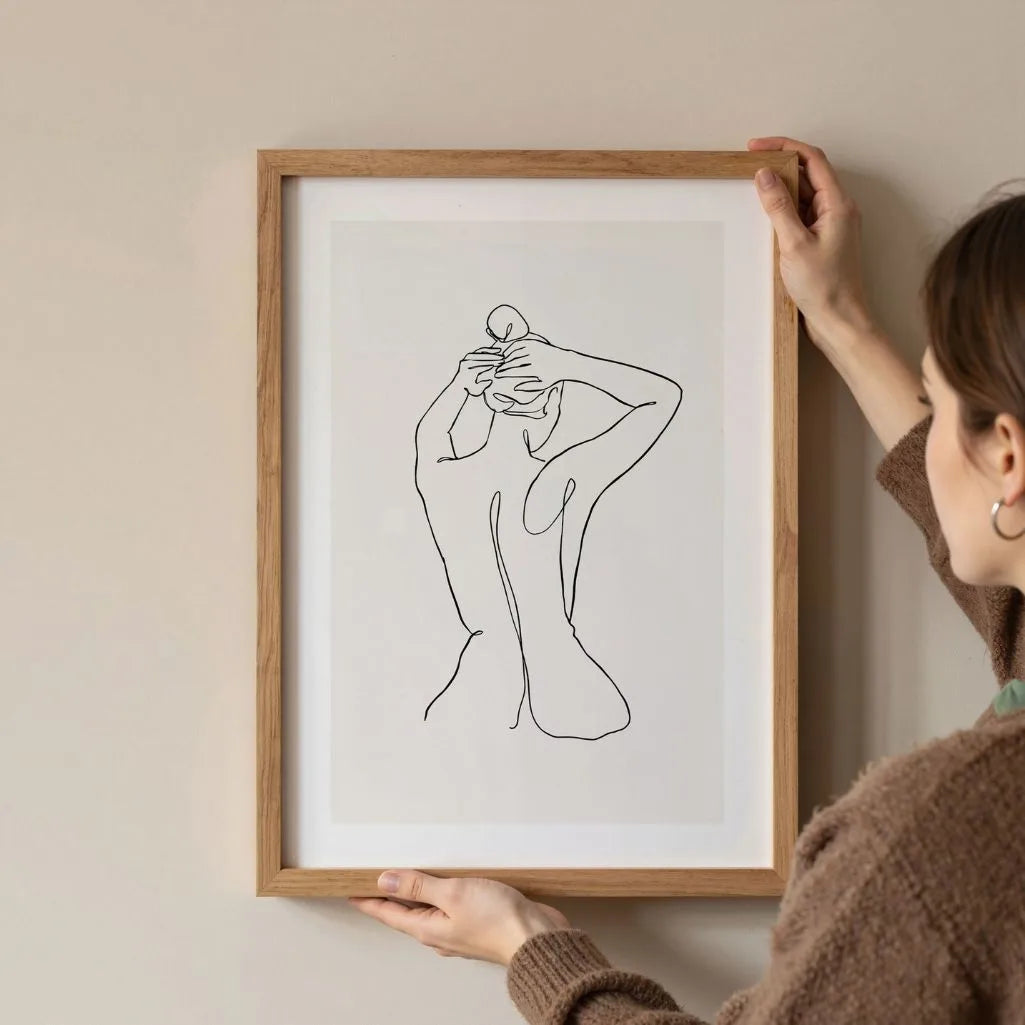 Póster – Cuerpo femenino sutil